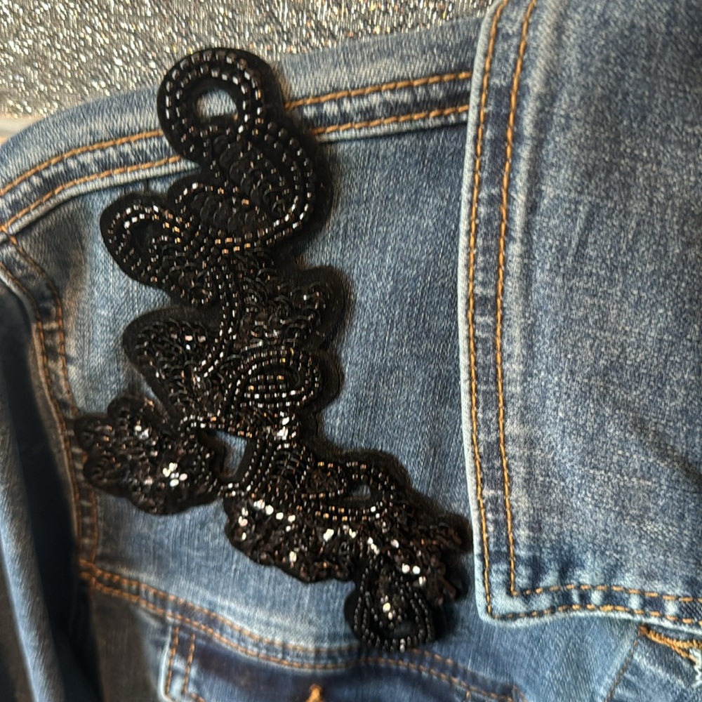 Nanette Lepore denim jacket. EUC. Size L. - Picture 5 of 5